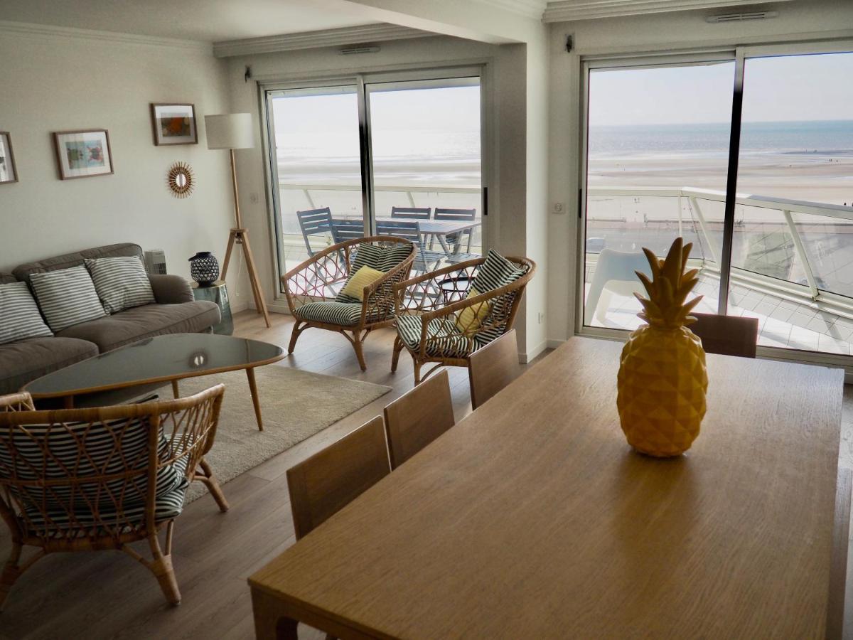 Appart T4 Lumineux Avec Terrasse Vue Mer Le Touquet Kültér fotó